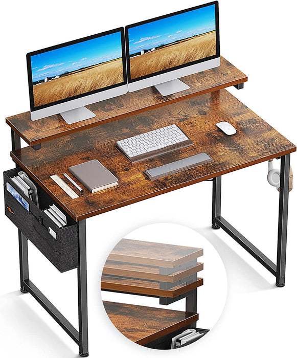Adjustable Monitor Desk for Home Office