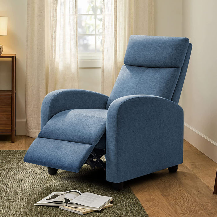 Ergonomic Adjustable Fabric Recliner Chair
