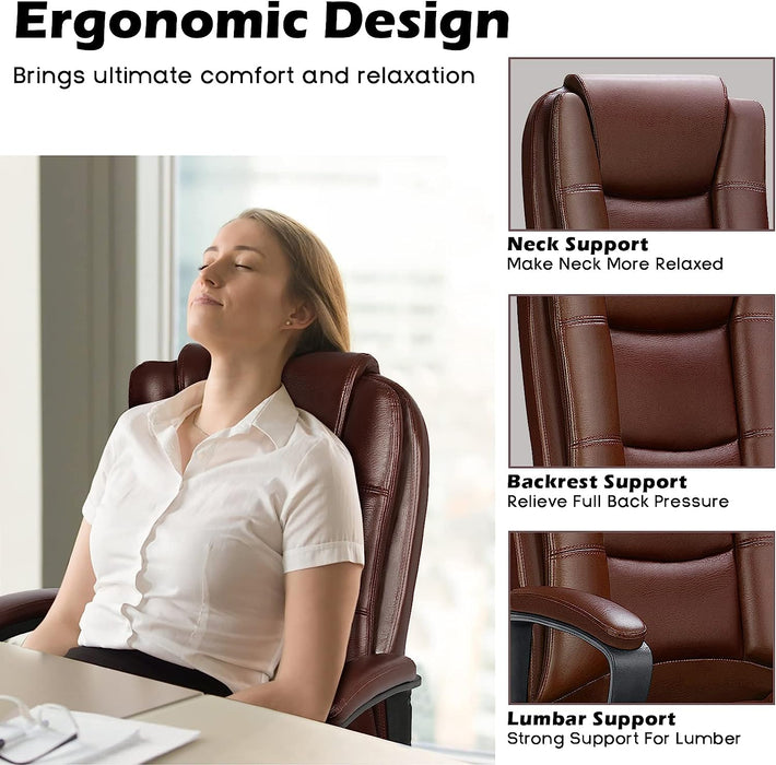 Ergonomic Executive Chair with Lumbar Support