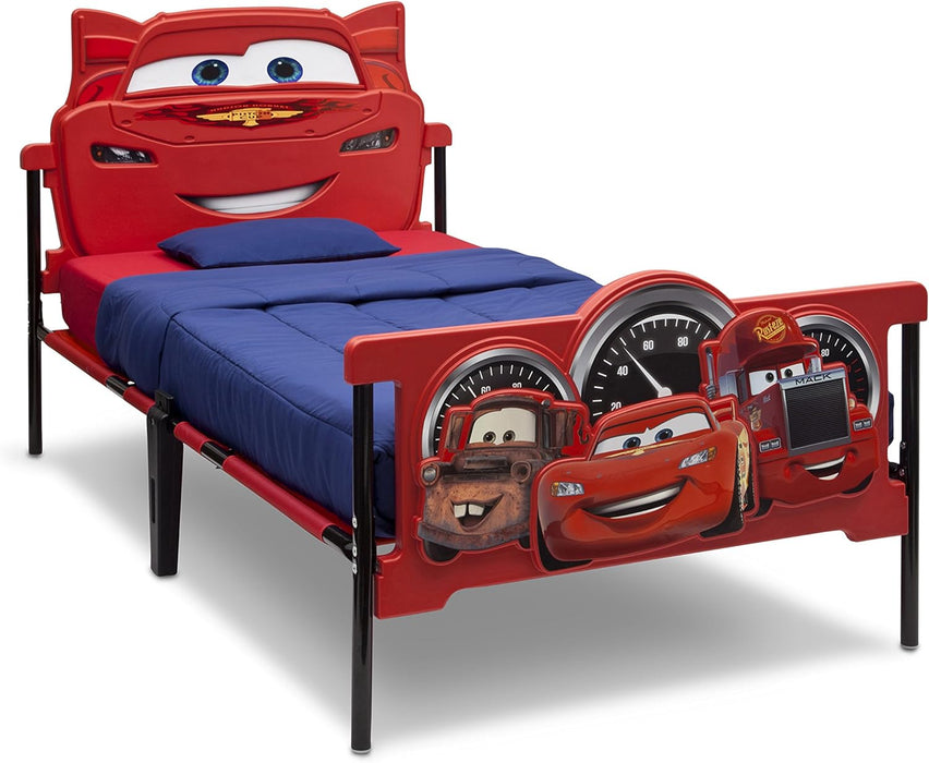 Plastic 3D-Footboard Twin Bed, Disney/Pixar Cars