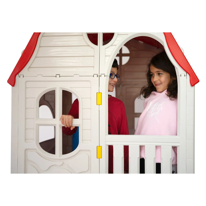 Classic Foldable Plastic Toddler Outdoor Playhouse