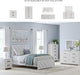 Signature Design by Ashley Cayboni Farmhouse Queen Panel Bed, Foundation or Box Spring Needed, Whitewash