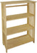 Soho Manhattan 4-Shelf Folding Bookcase 26"" Wide - Natural (333-40)