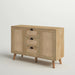 Atwood 3 - Drawer 2 - Door Accent Nature Rattan Cabinet