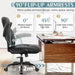 Leather Office Chair, PU Home Computer Desk Chairs with Ergonomic Back Support, 360°Swivel Free，Small Gaming Chair with Wheels and Adjustable Armrests, for Short People Use