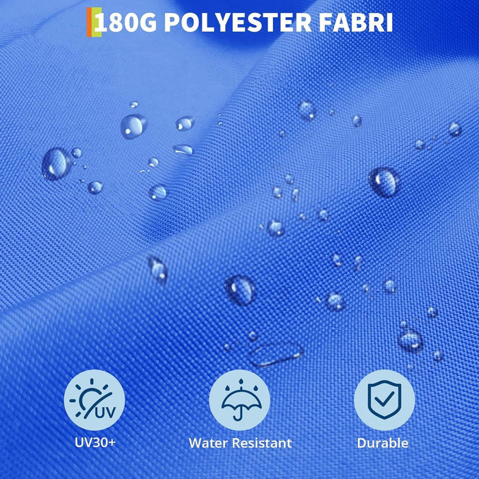 15FT Outdoor Patio Umbrella,Double-Sided Rectangle Market Umbrella with 36 LED Solar Lights & Base,Uv50+ Weather-Resistant Oversized Outdoor Umbrella,Crank Lift,3-Way Shade for Pool,Garden,Backyard