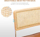 Natural Rattan Dining Chairs Set of 2, Modern Cesca Kitchen Chair