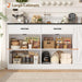 71" W Kitchen Buffet Cabinet with Storage, Large Coffee Bar Cabinet