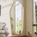 Full Length Dress Mirror - 76"X34" Floor Mirror, Gold