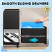 3 Drawer File Cabinet with Lock, Fully Assembled except Casters