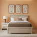Signature Design by Ashley Jonnifer Full Panel Bed Frame, Light Gray Bedroom Furniture with Panel Headboard, Engineered Wood and Decorative Laminate, Relaxed Casual Style