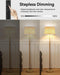 Boho Floor Lamp+Mid-Century Modern Wood Floor Lamp