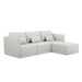 Drew Modular Sectional Sofa with Ottoman by Drew Barrymore, Porcini Taupe