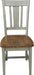 International Concepts San Remo Splatback Chair, Distressed Hickory/Stone