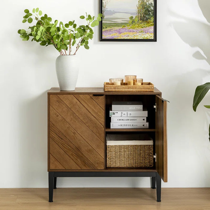 Paschall 30.7" Tall 2-Door Accent Cabinet