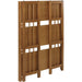 3-Shelf Stackable 27.5" Wide-Chestnut Fold Bookcase