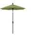 7.5' round Crank Lift, Collar Tilt, Aluminum Pole, Fiberglass Rib Patio Umbrella, Bronze Finish