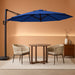 10FT Patio Umbrella Outdoor Large Cantilever Umbrella Market Sun Shade Windproof Offset Umbrella with 360-Degree Rotation for Garden Deck Pool Patio
