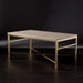 Orinda Faux Stone Cocktail Table - Travertine