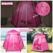 Pink Princess Castle Play Tent Kids Girls Playhouse Fr Indoor/Outdoor Game House