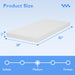 5 Inch Gel Memory Foam Mattress Medium-Firm Mattress for Pressure Relief & Cooler Sleep Mattress for Kid Adults Certipur-Us Certified Mattress in a Box,Twin XL