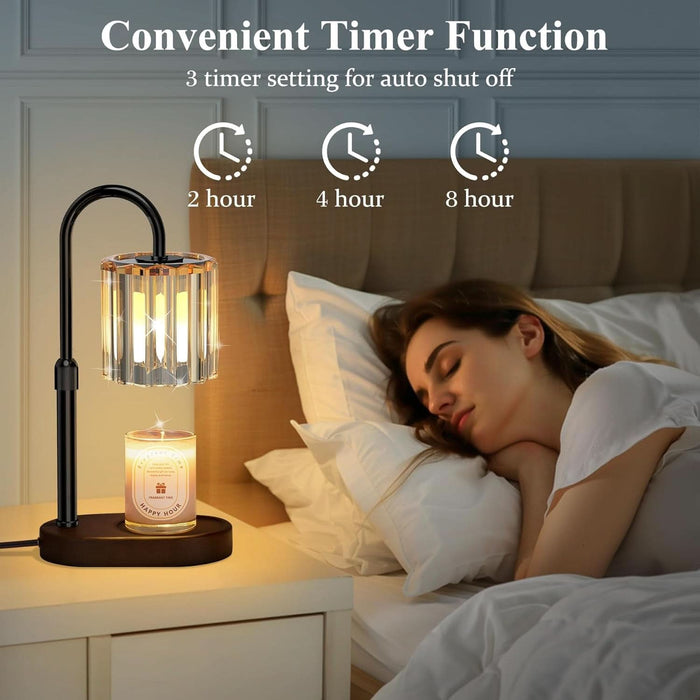 Candle Warmer Lamp with Timer, Dimmer Adjustable Height, Birthday Gifts for Women Men, Mother'S Day Gifts for Mom, Wax Melt Warmer for Candles for Home Room Decor, Thanksgiving Christmas Gifts