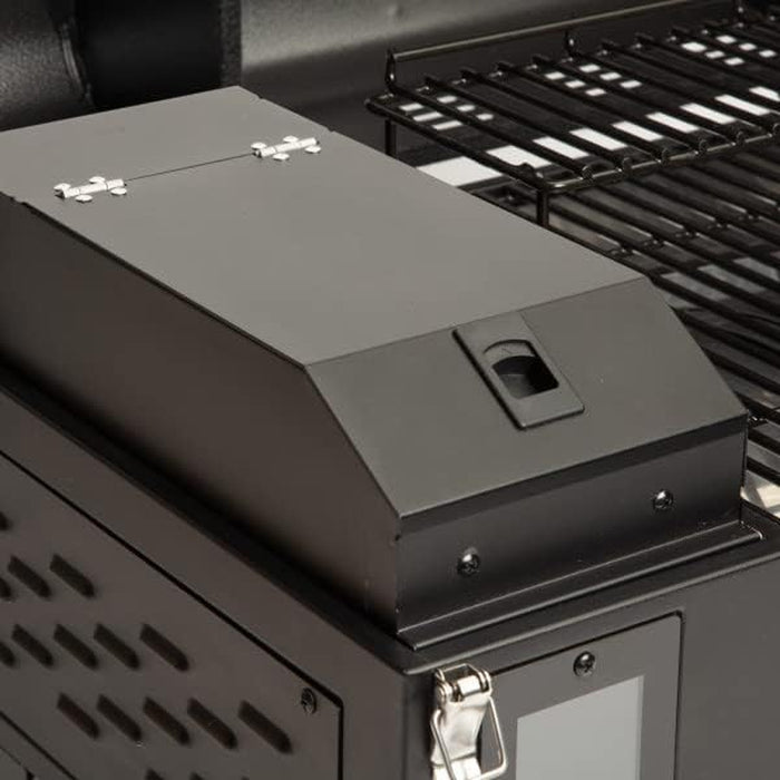 8-In-1 Portable Wood Pellet Grill and Smoker, Compact for RV, Tailgates, Camping, and Backyard Cooking, Smoky Flavor, Versatile Meat Smoker