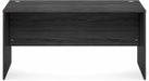 Roger Computer Desk, 60 Inch Rectangular Executive Desk with Modesty Panel, Home Office Desk with Thick Tabletop, Desk Cord Grommet, Scratchproof, for Home Study, Office, Coastal Grey