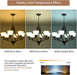 Oil Rubbed Bronze Farmhouse Chandelier Frosted Glass