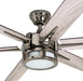 Ceiling Fans with Lights, Kaliza LED Indoor Fan W/ 6 Blades, 56 Inch, Gun Metal - Smart Remote-Controlled Fan with Quiet Motor for Home and Bedroom