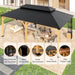 12x20 Hardtop Gazebo Wood Outdoor Pavilion Lockers