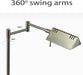 LED Pharmacy Table Lamp Brushed-Nickel Full-Range Dimming