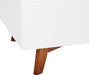 White SolidWood Toy Chest With BookStorageSolution