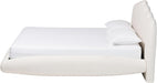 Grenier Boucle Fabric Floating Bed, King, Cream