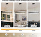 Black Linear Crystal Chandeliers 39Inch Dining Room