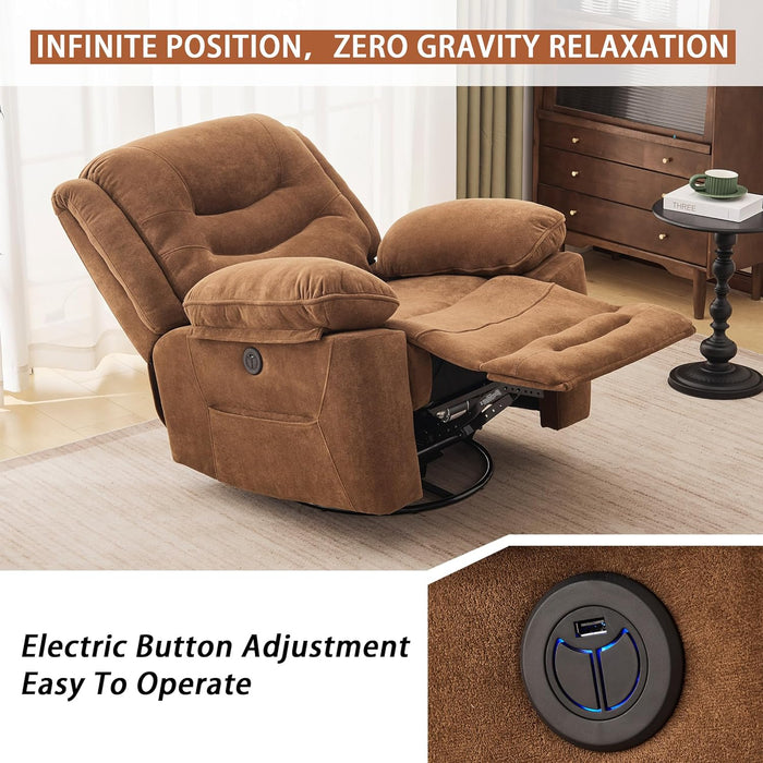 Power Rocking Recliner with Massage & Heat