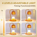 Candle Warmer Lamp with Timer, Dimmable Electric Candle Warmer Melter, Fragrance Candle Holders for Home Decoration Gift for Women, Dark-Orange