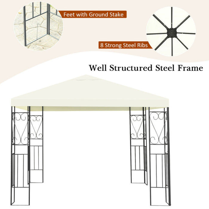 10 X 10 Feet Patio Gazebo Canopy Tent Garden Shelter