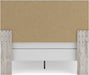 Signature Design by Ashley Jonnifer Queen Panel Bed Frame, Light Gray Bedroom Furniture with Panel Headboard, Engineered Wood and Decorative Laminate, Relaxed Casual Style