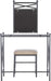 - 57752MTL-01-KD-U Mission Hills Vanity Set, 31" X 32" X 18", Metal