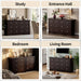Dresser for Bedroom, 6 Dresser Drawer with Storage, Brown