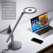 H6 Desk Lamp for Home Office, Dimmable Reading Table Light, Gray