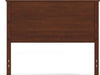 Farmhouse Style Wood Panel Headboard in Cherry - Full Size
