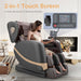 2025 Massage Chair Full Body, Zero Gravity Massage Chair with 10 Fix Rollers, Heating, Foot Massage, Auto Modes, Bluetooth Speaker, Touch Screen Controller (Upgraded Version)