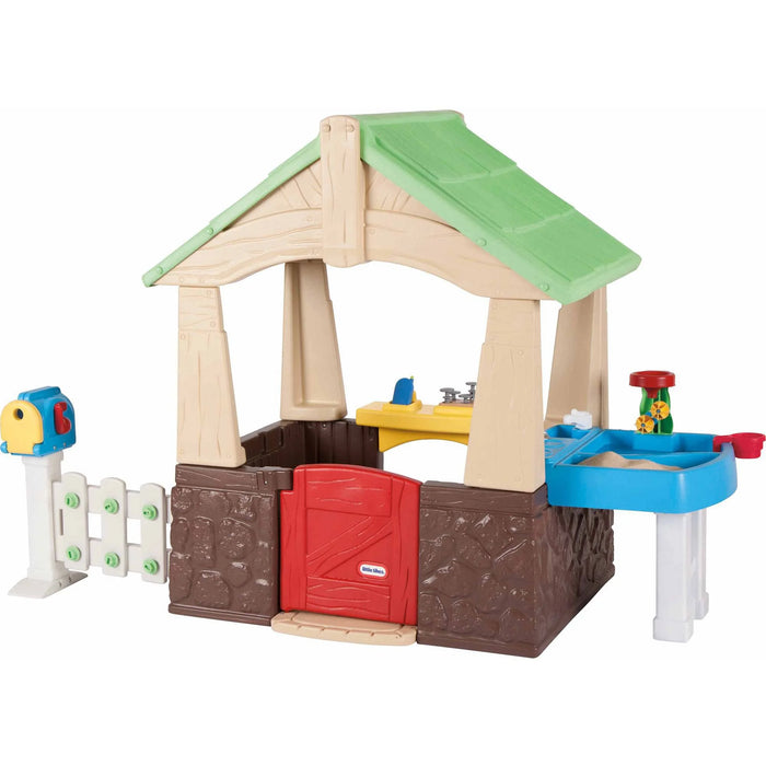 Deluxe Home and Garden Playhouse, for Toddlers Ages 2+ Years, Multi-Color