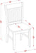Norfol 11" Wood Dining Chairs in Black (Set of 2)