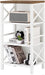 Narrow FourTier BookshelfUnit With Robust MetalFrame