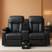 Large Loveseat Recliner, Loveseat Recliner Sofa with Storage Console, Recliner Chair with USB Ports, 2 Cell Phone Holders, Cup Holder, Loveseat Couch for Living Room