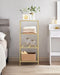UltraSlim Bookshelf Gold Frame Modern Display Unit