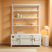 Cargo Bookshelf & Ladder (TV Stand) in White